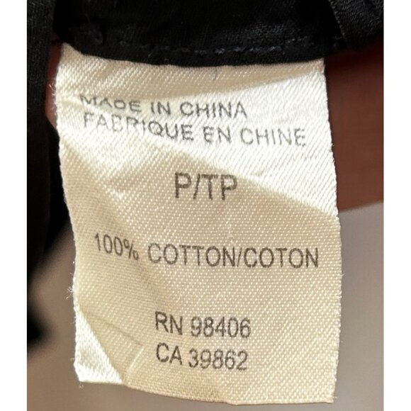 Theory Blouse Womens P Petite Blk 100% Cotton Pintuck Sheer Top Minimalist Luxe - Picture 5 of 9